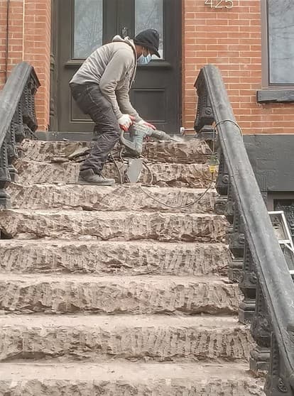 Brownstone Stoop Renovation